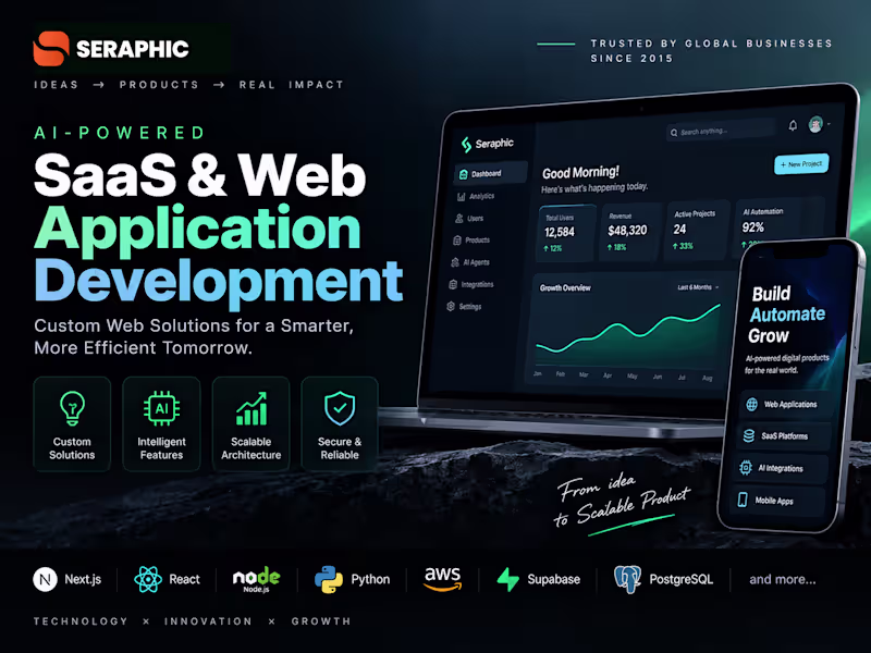 Cover image for AI-Powered SaaS & Web Application Development