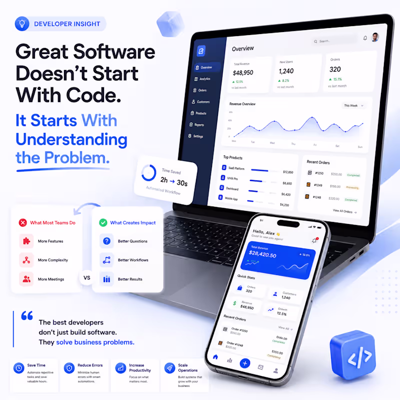 Cover image for Great software doesn't start with