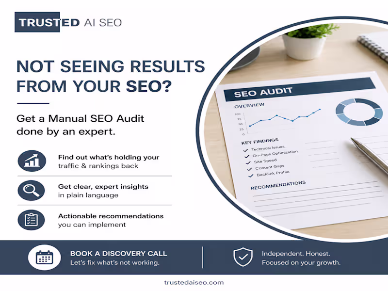 Cover image for Manual SEO Audit & Action Plan