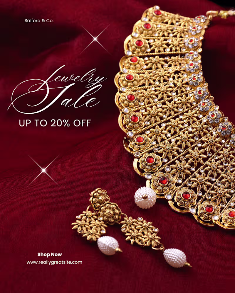 Cover image for Luxury Jewelry Campaign – Visual Design