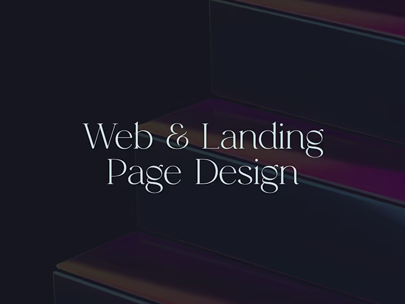 Cover image for Web & Landing Page Design