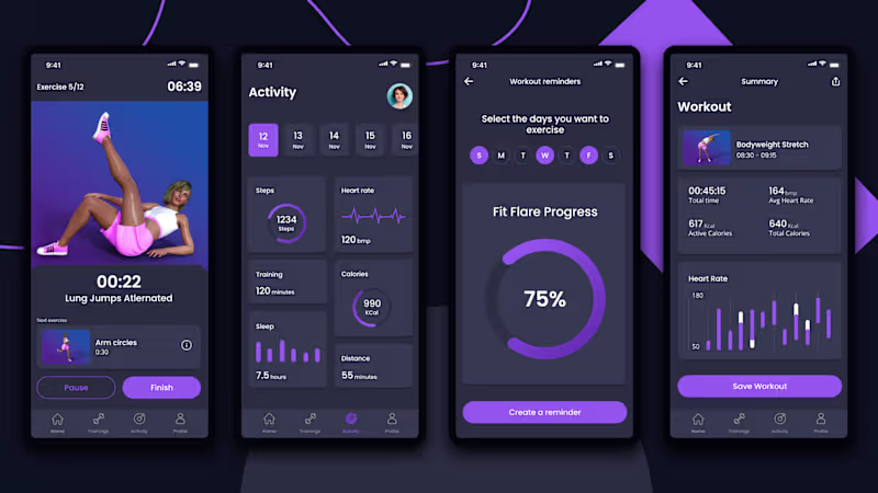 Cover image for FIT FLARE - Figma App