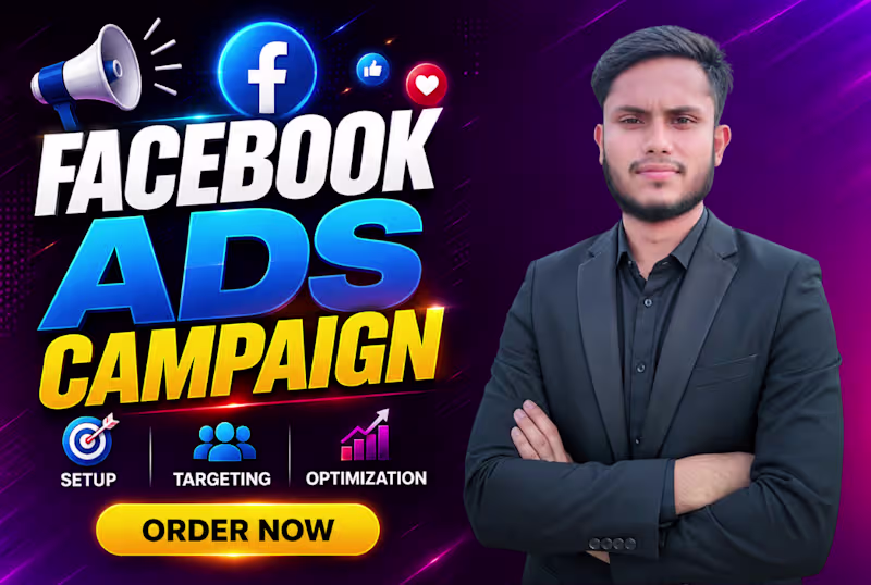 Cover image for I will set up and optimize facebook ads meta ads campaigns