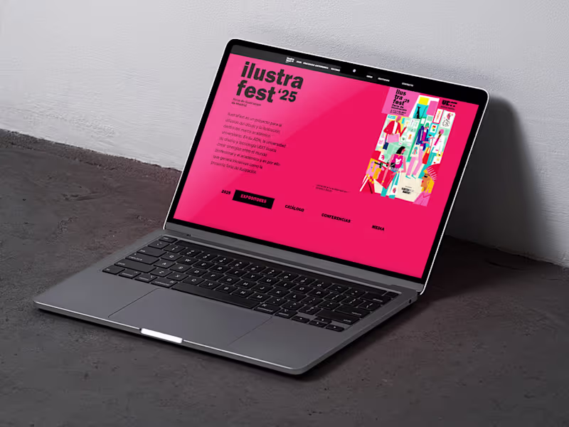 Cover image for Ilustrafest Website - Ilustration Festival in Madrid