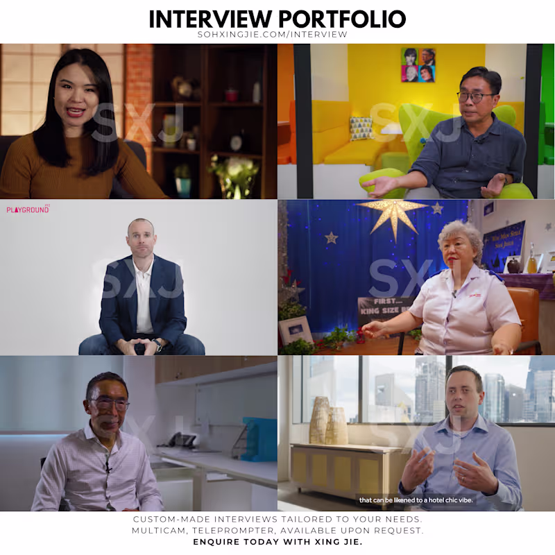 Cover image for Interview - Plan, Shot and edited by Xing Jie.