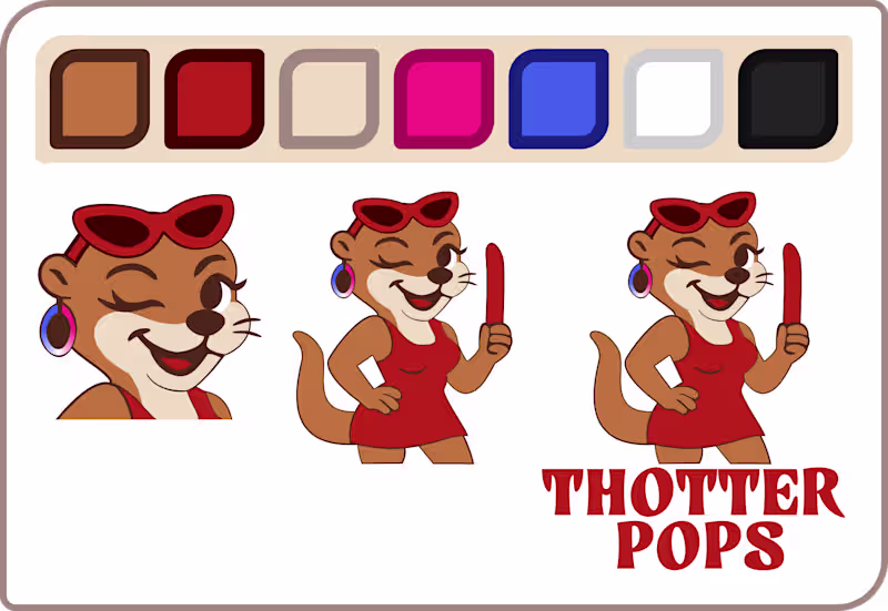 Cover image for Thotter Pops - Simple Illustration Work + Color Styles