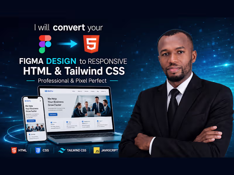 Cover image for Figma to Responsive Website Development
