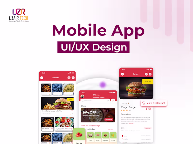 Cover image for Mobile App UI/UX Design Service