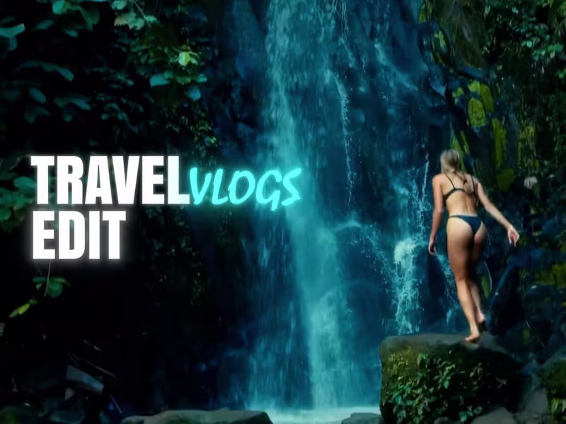 Cover image for i will edit your travel vlogs, daily vlogs, travel series