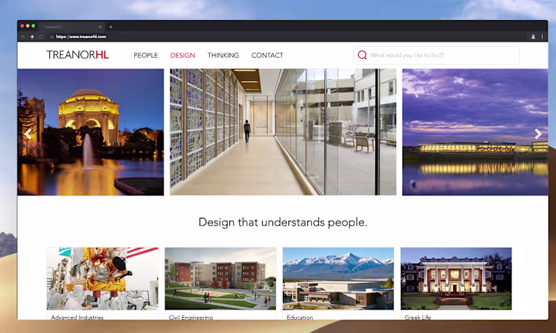Cover image for TreanorHL Website Application 