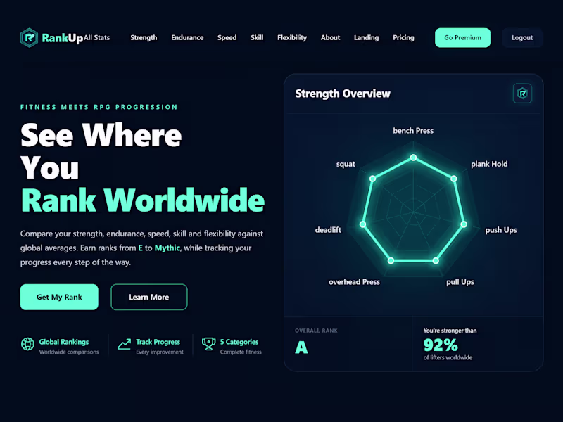 Cover image for Stat Tracker – Global Fitness Ranking Platform