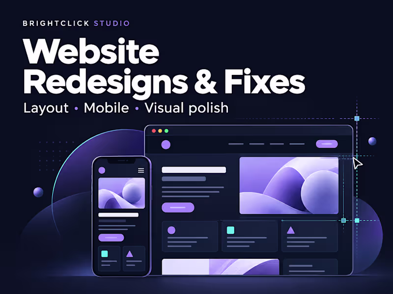 Cover image for Website Redesigns & Fixes