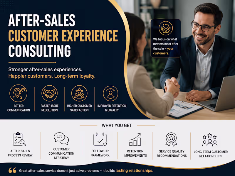 Cover image for After-Sales Customer Experience Consulting
