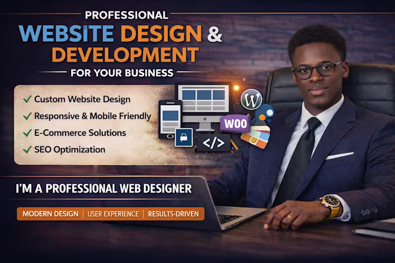 Cover image for High-Converting Business Website Design (Modern & SEO-Ready)