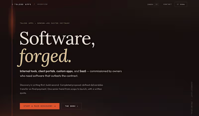 Cover image for Toledo Apps: Custom Software Service Site