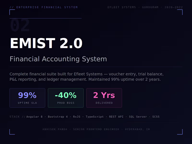 Cover image for EMIST 2.0 — Financial Accounting