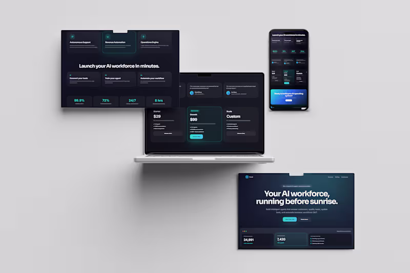 Cover image for Custom Framer SaaS Landing Page for Startups &  Businesses