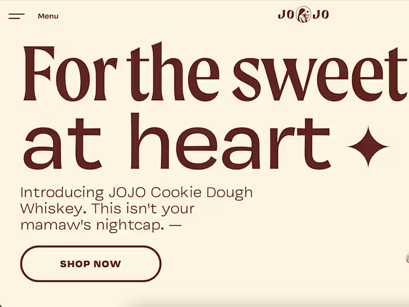 Cover image for Website design for JOJO whiskey