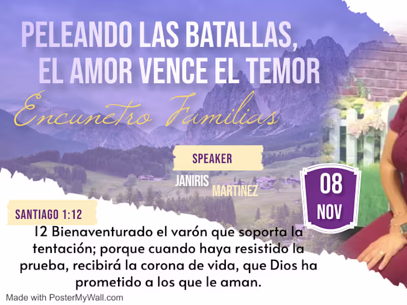 Cover image for Flyer created for church service