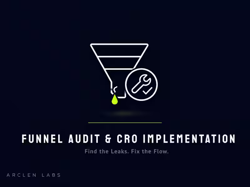 Cover image for Funnel Audit & CRO Implementation