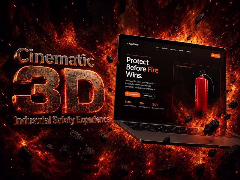 Cover image for Cinematic 3D Industrial Safety Platform
