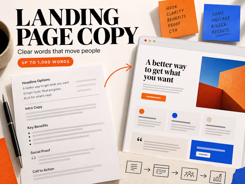 Cover image for Landing Page Copy That Turns Interest Into Action
