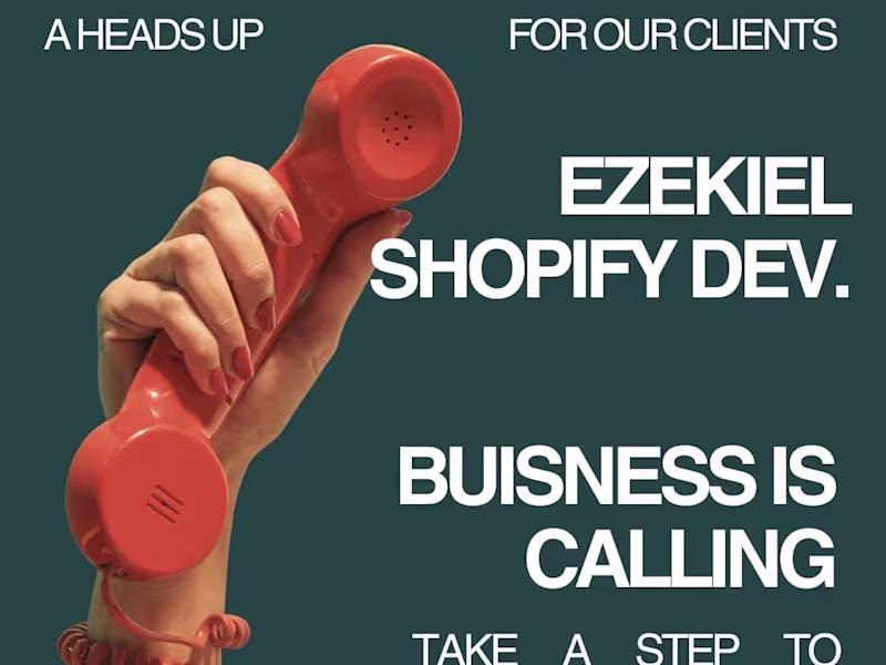 Cover image for We Build Your SHOPIFY Store, So You Can Focus on Your Passion!