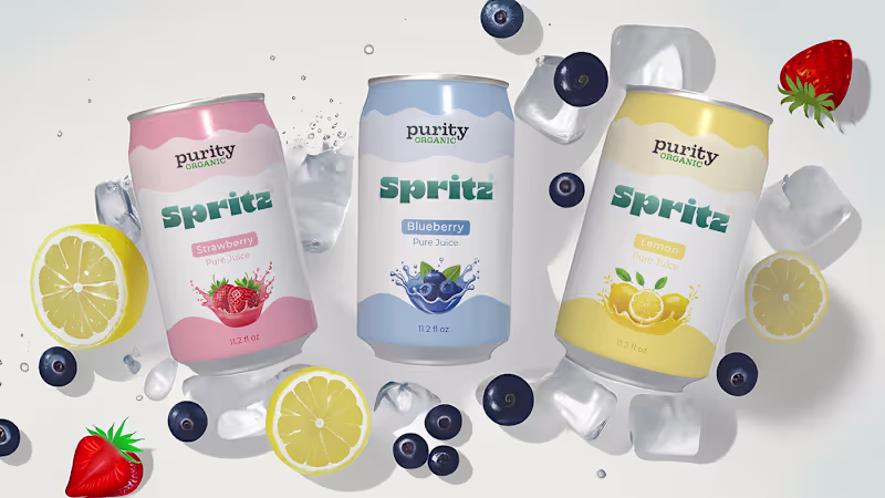 Cover image for LABEL DESIGN FOR JUICE CAN 