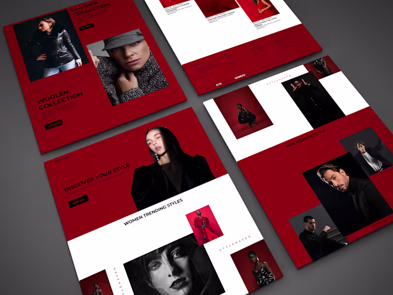 Cover image for Fashion E-Commerce Website Design