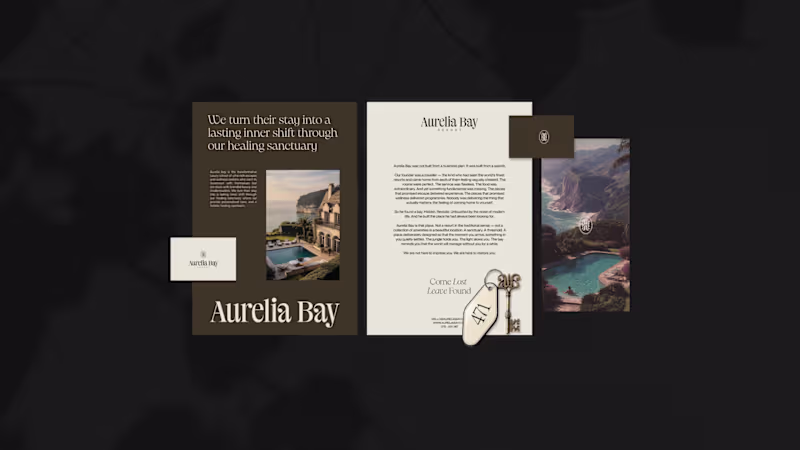 Cover image for The Aurelia Bay | Resort Brand Identity