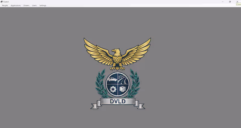Cover image for DVLD Desktop Project with C#. .NET Framework, N-Tier Archite...