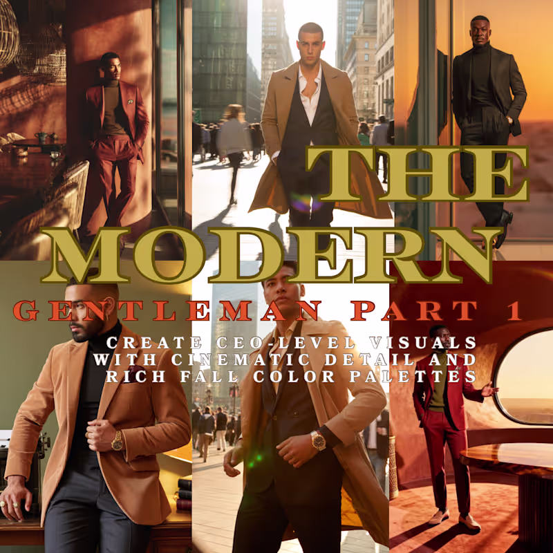 Cover image for The Modern Gentleman: Building a Visual Identity with Cinema...