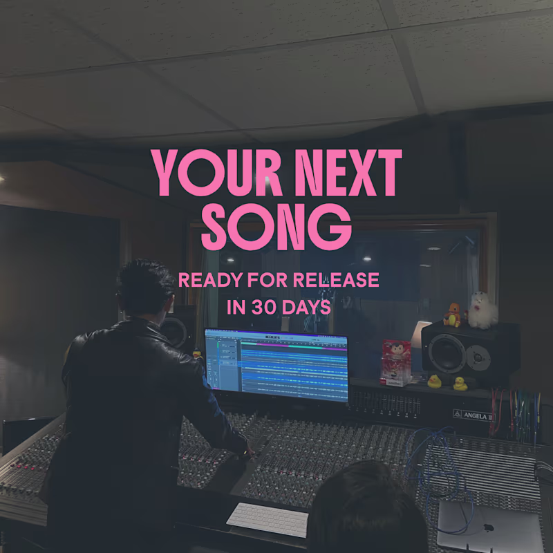 Cover image for Music production + promotion strategy.