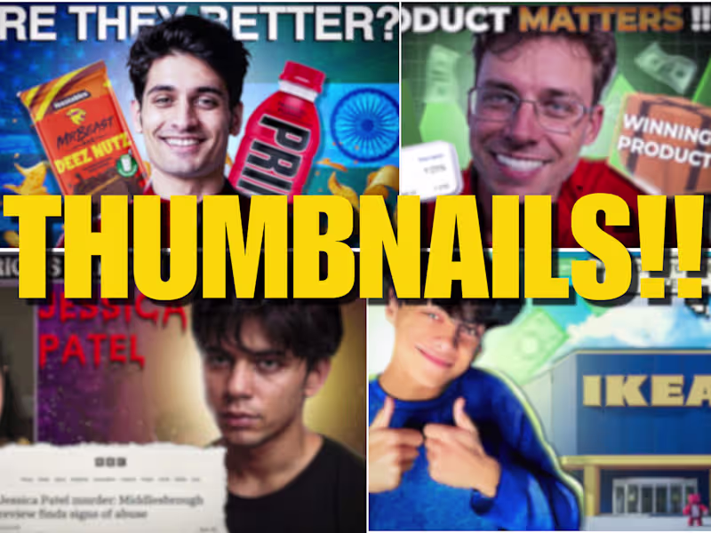 Cover image for THUMBNAIL DESIGNS