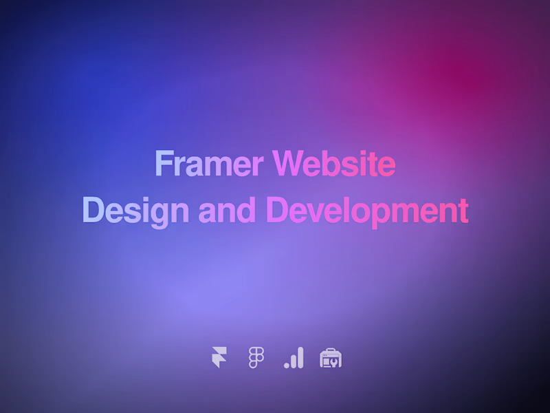 Cover image for Framer Website Design & Development