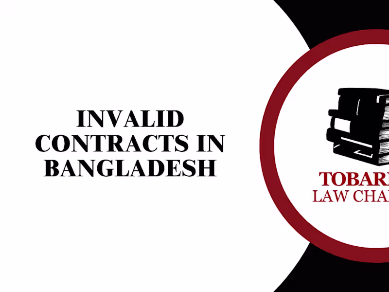 Cover image for Invalid Contracts in Bangladesh