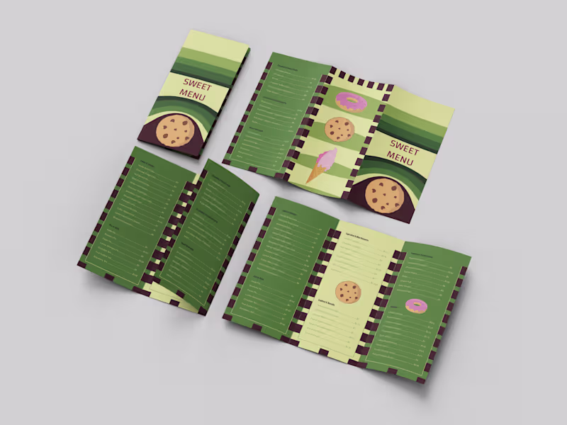 Cover image for Sweet Menu Concept Design Project