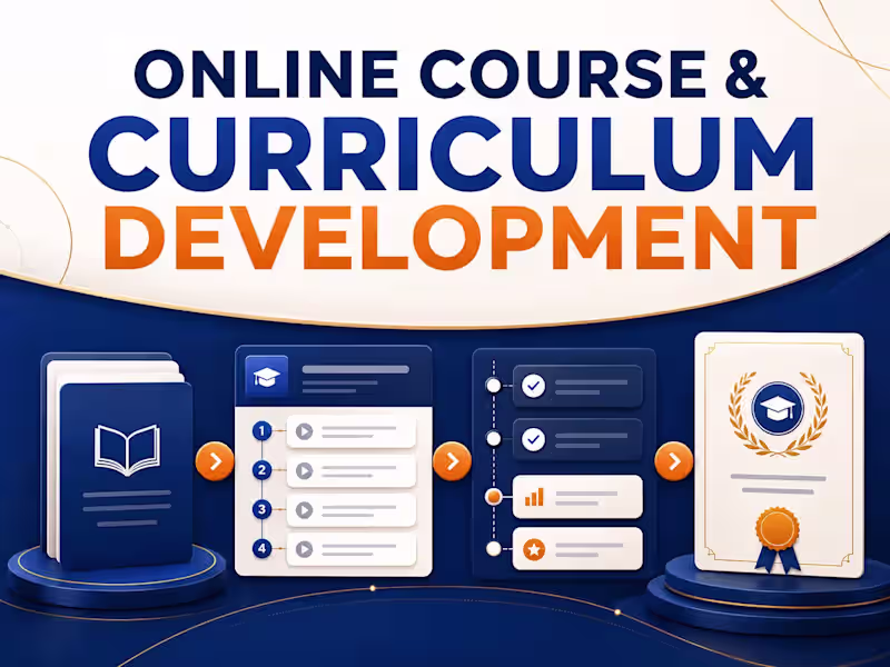 Cover image for Online Course & eLearning Curriculum Development