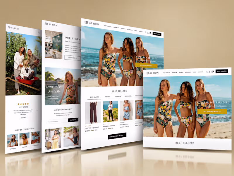 Cover image for Premium E Commerce Website Design