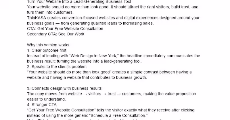 Cover image for Optimizing Website Copy for Conversion