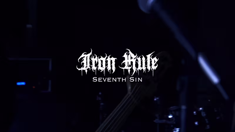 Cover image for MUSIC VIDEO - IRON RULE "SEVENTH SIN"