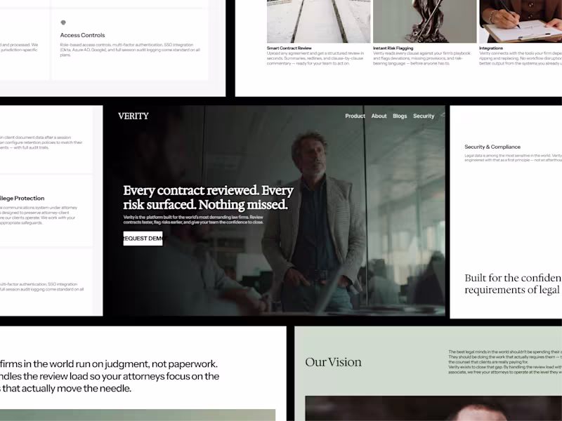 Cover image for AI Legal Platform Website Design & Development