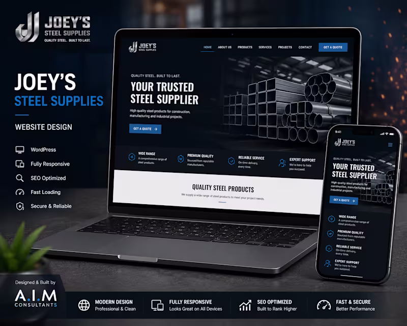 Cover image for Custom 5-Page WordPress Business Website