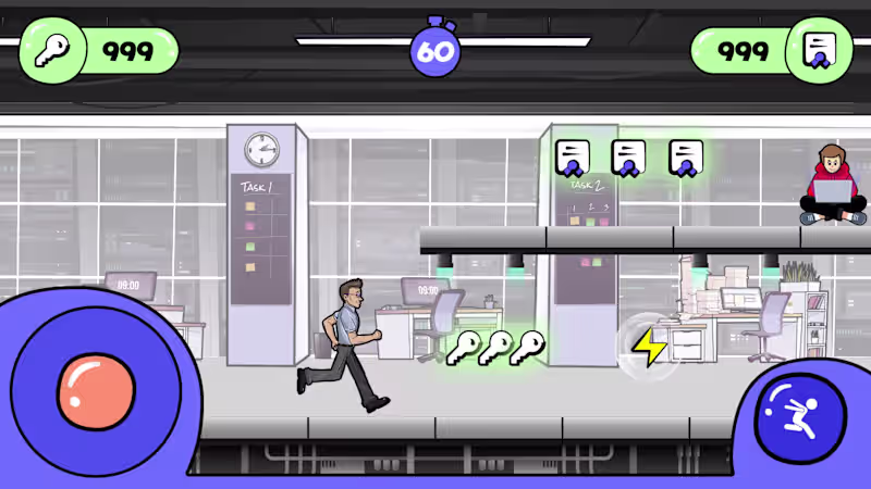 Cover image for Quantum Quest Runner Game