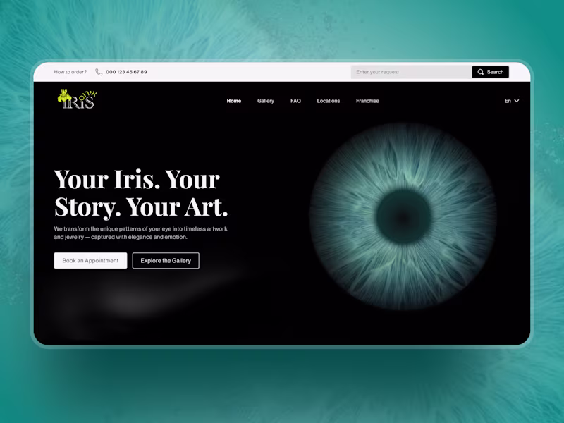 Cover image for Iris Art Gallery — E-commerce