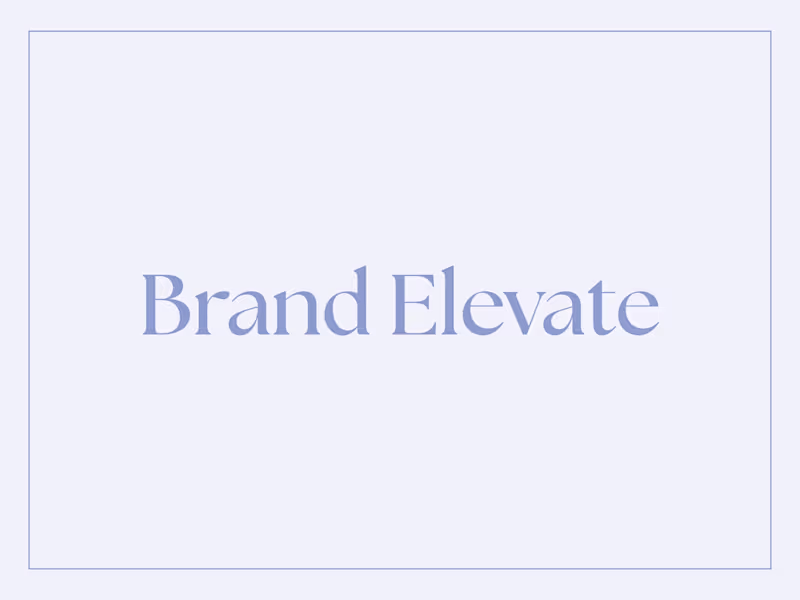 Cover image for Brand Elevate