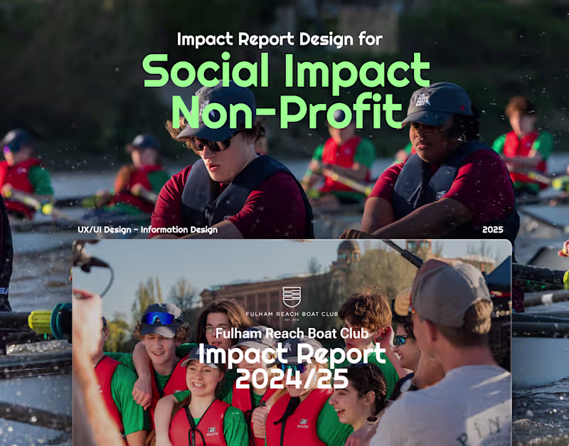 Cover image for UX/UI & Information Design for a Non-Profit