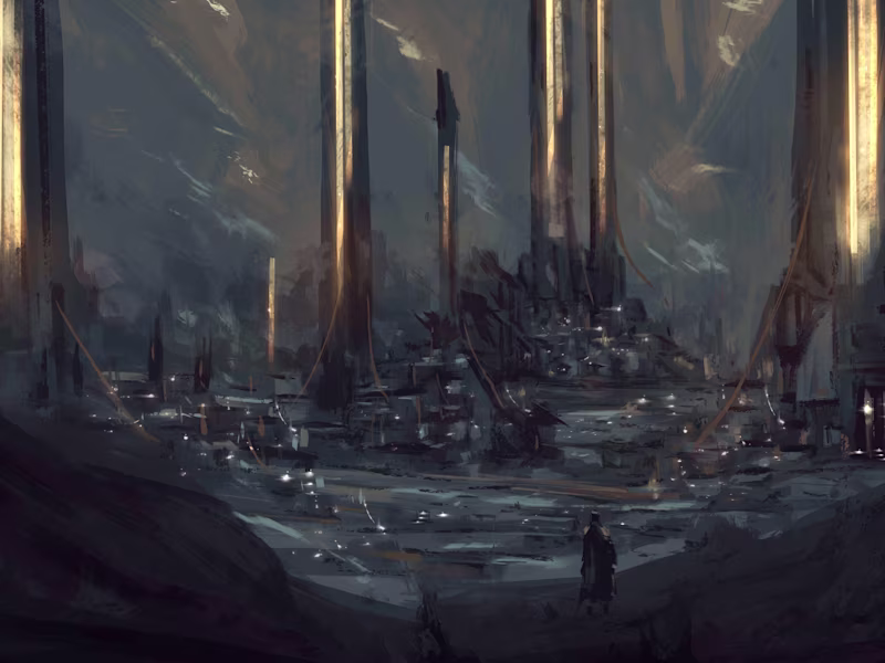 Cover image for Fantasy and Sci-Fi Book  Cover or Interior Illustration