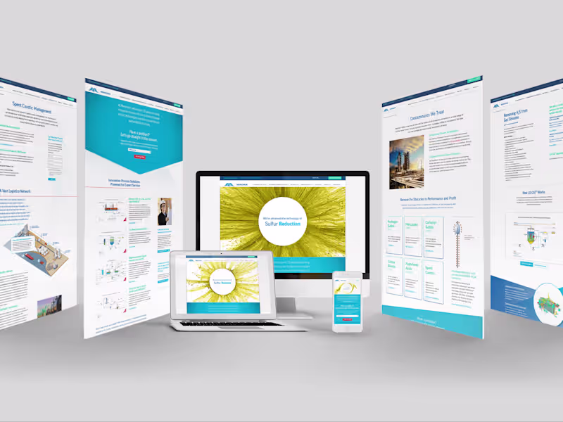 Cover image for Merichem Website Design
