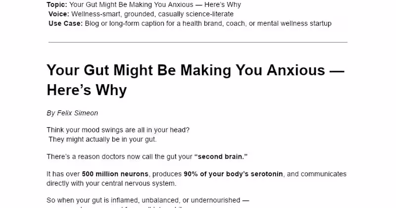 Cover image for Exploring the Gut-Brain Connection for Better Mental Health